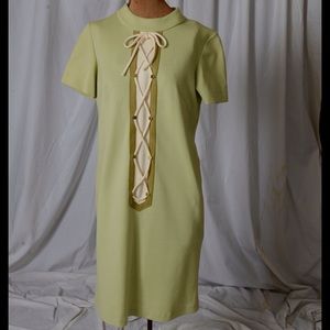 COPY - Green vintage shift dress